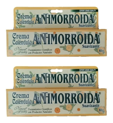 2 Crema Hemorroides  Tubo De 80 Gramos