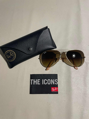 Anteojos Ray-ban Aviator Classic Rb3025 - Brown