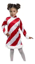 Comprar Disfraces De Caramelos - Disfraz De Bastón Navideño - Vestido Para Niñas De Navidad Y Pastorela - Traje De Caramelo - Vestuario Festival Escolar