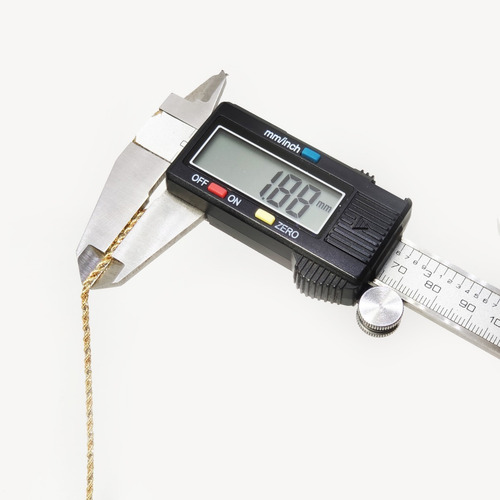 Pulseira Ouro 18k Corda Cordão Baiano 3 Cores 19cm Promoção