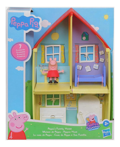 Peppa Pig - Casa Da Peppa E Sua Família F2167 - Hasbro