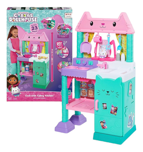 Gabbys Dollhouse Cocina Para Crear Cakey Spin Master 6065441