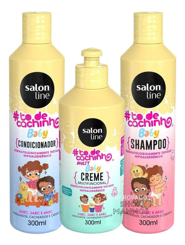 Kit Salon Line Todecachinho Multy Baby Shampoo Condicionador