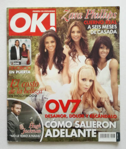 Revista Ok! - Ov7 ( Usada ) Lidia Ávila - Mariana Ochoa