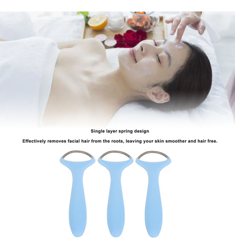Removedor De Pelos Faciais, 3 Peças De Mola Para Mulheres