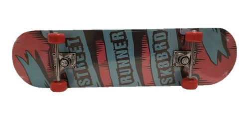 Sport Runner Skate Estampada Lija Patineta + Protecciones