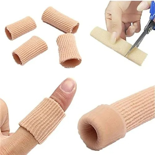 Imagem 4 de 10 de Tecido Gel Tubo Bandagem Dedos Pés Calos Protetores Mão