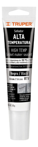Silicona Rojo Para Altas Temperaturas, 85 G Truper