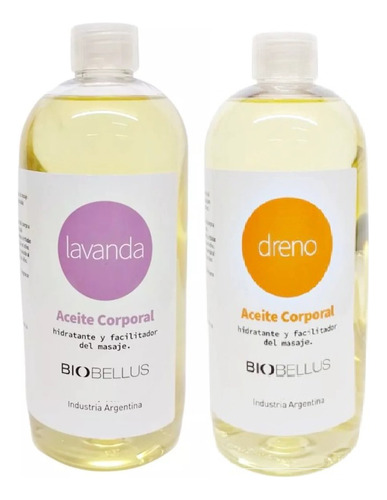 Aceite Masaje Lavanda + Jojoba Vainilla - Biobellus 500ml