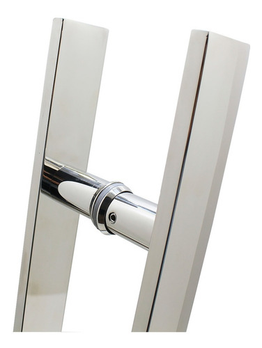 Puxador Chato Inox 150cm 1,5 M Porta Alto Padrão Cor Polido