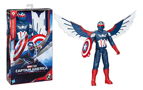 Muñeco Accion Marvel Hasbro 9301 30cm Falcon Capitan America
