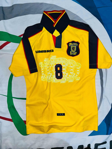 Jersey Selección De Escocia Wc 98 ¡imperdible! Dorsal Burley