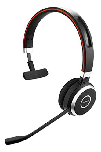 Jabra Evolve 65 Se Link380a Ms Mono - Auriculares Bluetooth Con Micrófono Con Cancelación De Ruido, Batería De Larga Duración Y Conectividad Dual, Funciona Con Todas Las Demás Plataformas, Color Negro