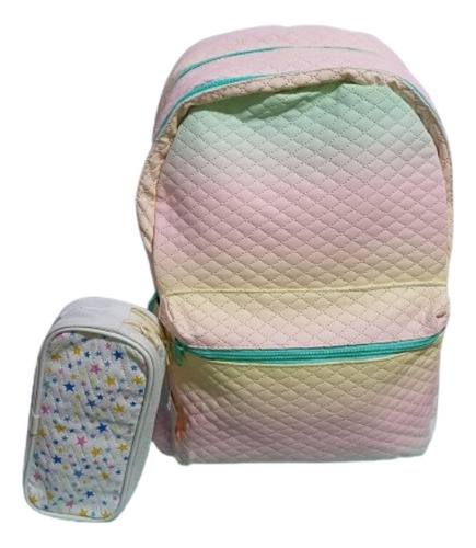 Morral Maleta Con Cartuchera Para Niñas