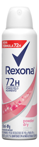 Antitranspirante em aerossol Rexona Powder Dry 150 ml