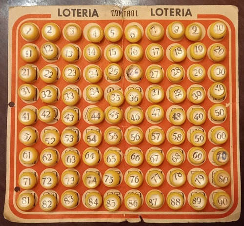 Antiguo Juego De Lotería  Jugal  