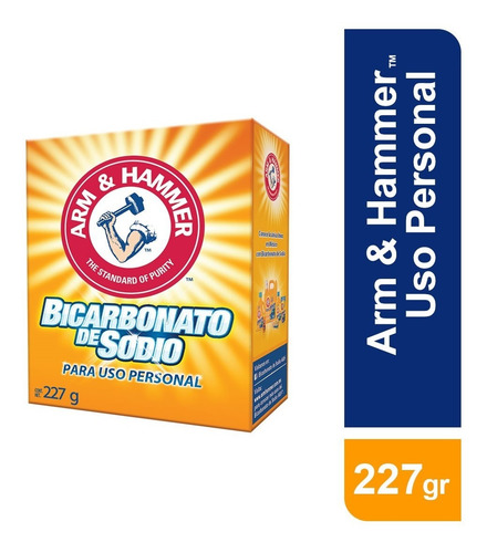Imagen 1 de 3 de Bicarbonato De Sodio Cuidado Personal 227gr Arm & Hammer