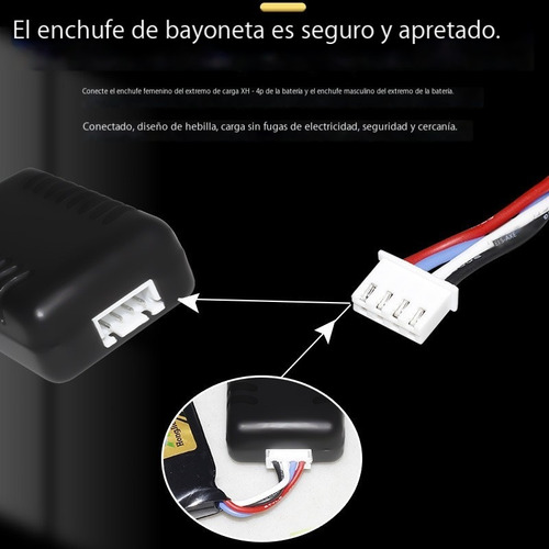 Xh-4p 11.1v Cargador De Batería De Litio Usb