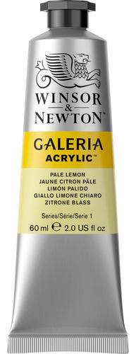 Tinta Acrílica Winsor & Newton Galeria 60ml Pale Lemon Cor Creme
