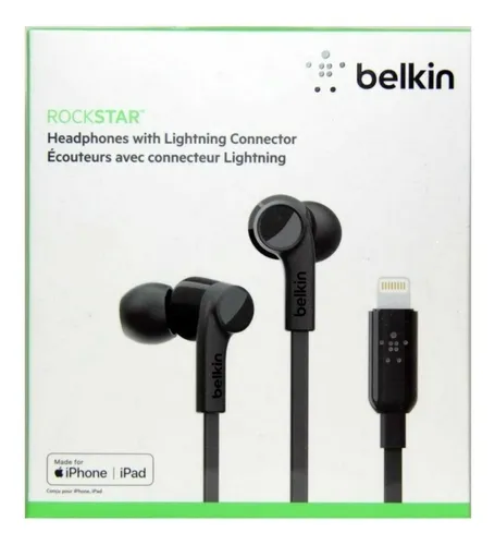 Auriculares Belkin Headphones Rockstar Negro