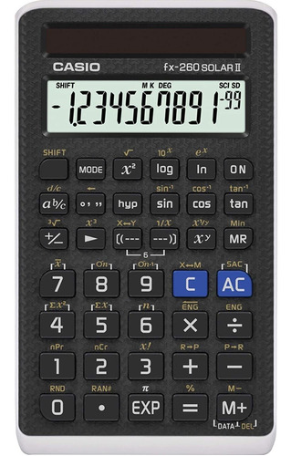 Calculadora Scientific Casio Negra De 3 W X 5 H 225