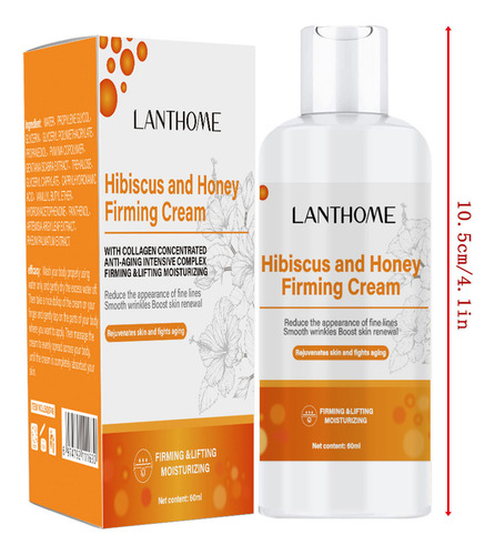 Crema Facial Para Ojos D Honey Organics, Humectante Facial Y