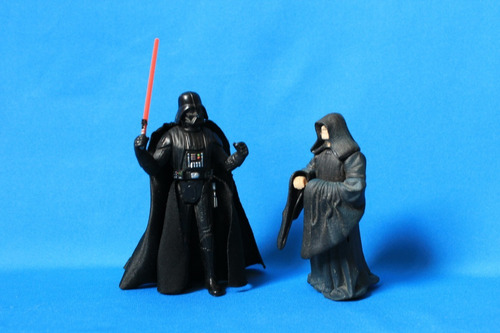 Darth Vader & Darth Sidious Star Wars Hasbro 1998 (Usado)