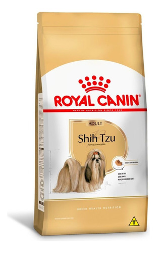 Alimento Royal Canin Breed Health Nutrition Shih Tzu para cão adulto de raça pequena sabor mix em sacola de 7.5kg