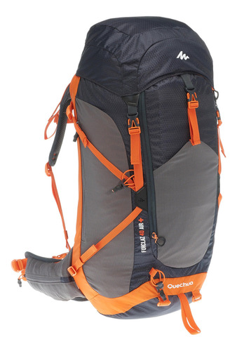 Mochila Trekking Quechua Forclaz 40 Air Plus. Decathlon Azul Oscuro Liso (Usado)