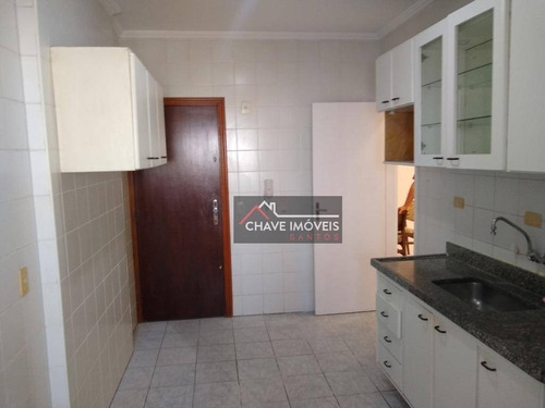 Imagem 7 de 16 de Apartamento Com 2 Dormitórios À Venda, 70 M² Por R$ 390.000,00 - Aparecida - Santos/sp - Ap0197