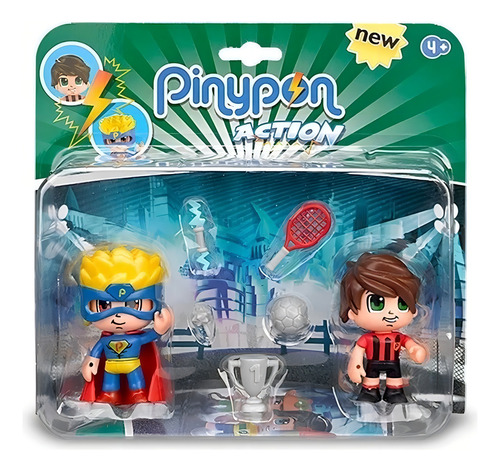 Pinypon Action 2 Figuras Con Accesorios - 14492 Pin&pon