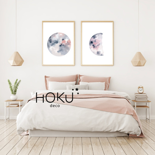 Set De 2 Cuadros Para Decorar - Nordico - 30x45 Cm