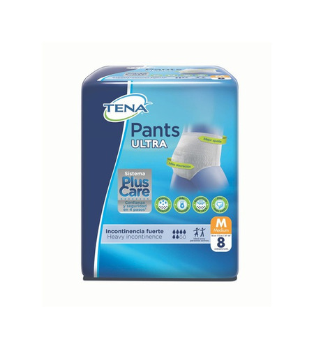 Imagen 2 de 2 de Pañales para adultos descartables Tena Pants Ultra M x 8 u