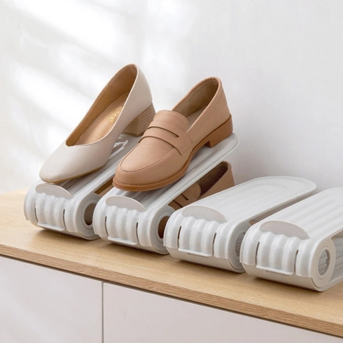 Practico Zapatero, Pack De 2 Color Gris