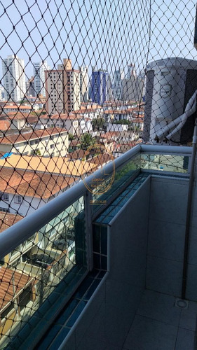 Imagem 6 de 25 de Apartamento Com 3 Dormitório(s) Localizado(a) No Bairro Embaré Em Santos / Santos - 6902