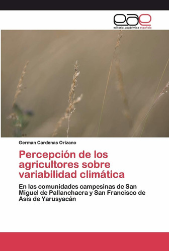 Libro Percepción De Los Agricultores Sobre Variabilidad Lcm4