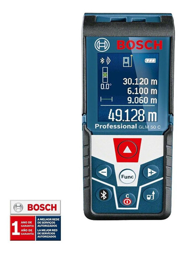 Imagen 4 de 11 de Medidor De Distancia Laser 50m Bosch Glm 50 C
