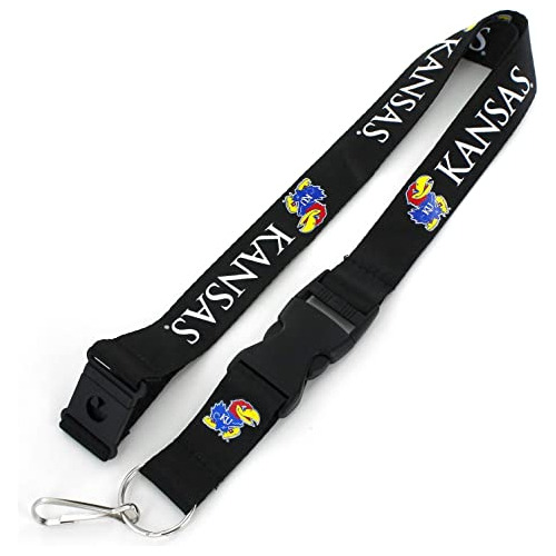 Lanyard Del Equipo Kansas Jayhawks De Ncaa Color Negro,...