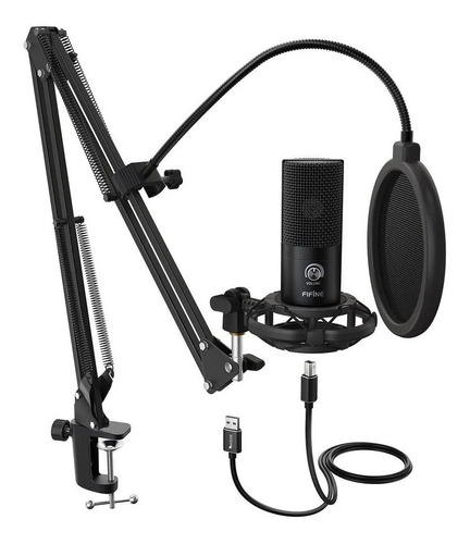 Kit Microfono Condenser Usb Gamer Streamer Fifine T669