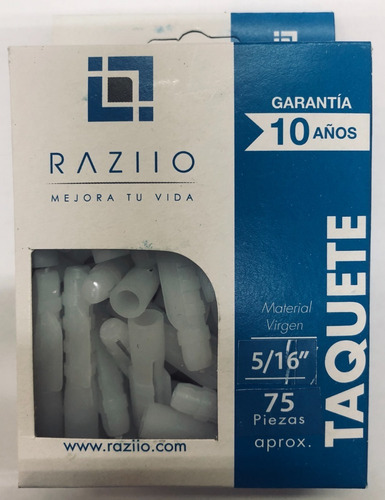 Imagen 4 de 8 de Taquetes Plástico Raziio Kit Surtido 50 Cajas Individuales