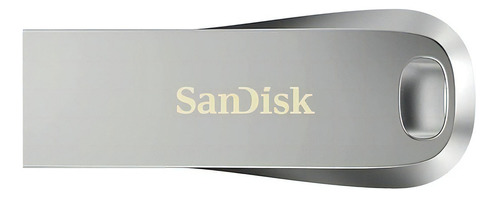 Memoria Usb 128gb Sandisk Ultra Luxe Usb 3.1 Gen 1 150 Mb/s Color Plateado