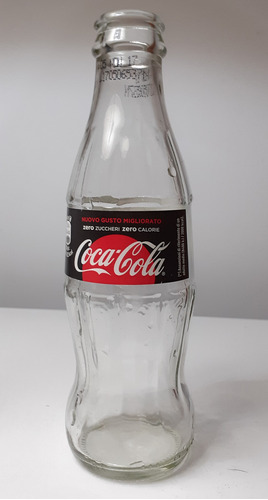 Botella De Coca Cola Zero Italiana 200 Ml 2017 De Colección