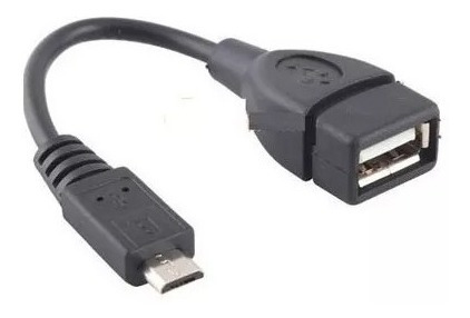 Cable Otg Adaptador Micro Usb Macho A Usb Hembra 