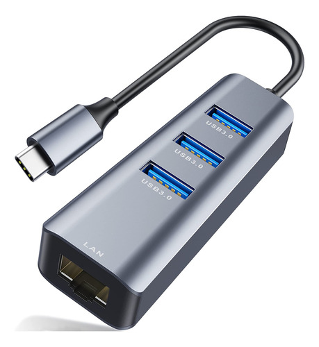 Adaptador Usb C A Ethernet, Ablewe 4 En 1 Rj45 A Usb-c/thund