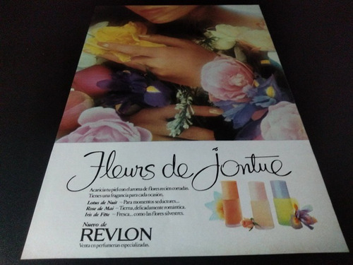 (pe184) Publicidad Clipping Perfumes Revlon * 1981