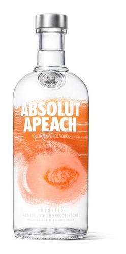 Imagem 1 de 8 de Vodka Apeach 750ml Absolut