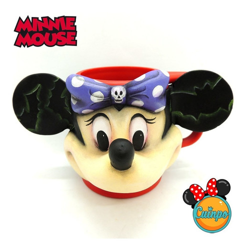 Disney Minnie Mouse Taza Halloween By Cuinpo Custom  Madtoyz