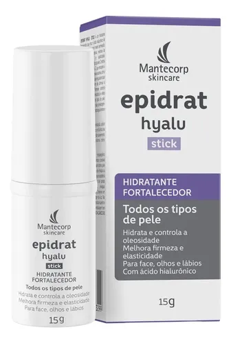 Hidratante Facial Em Bastão Skincare Epidrat Hyalu Stick 15g Mantecorp