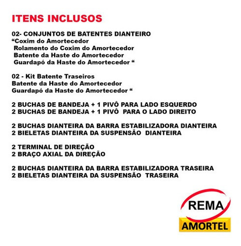 Imagem 2 de 4 de Kit Suspensão + Buchas+ Bieletas Hyundai Tucson