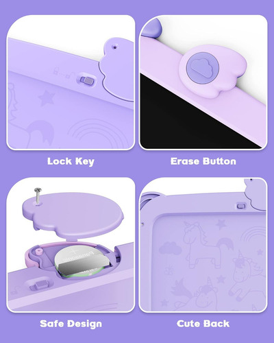 Tableta De Escritura Lcd Bravokids Para Niños, Datos Infanti